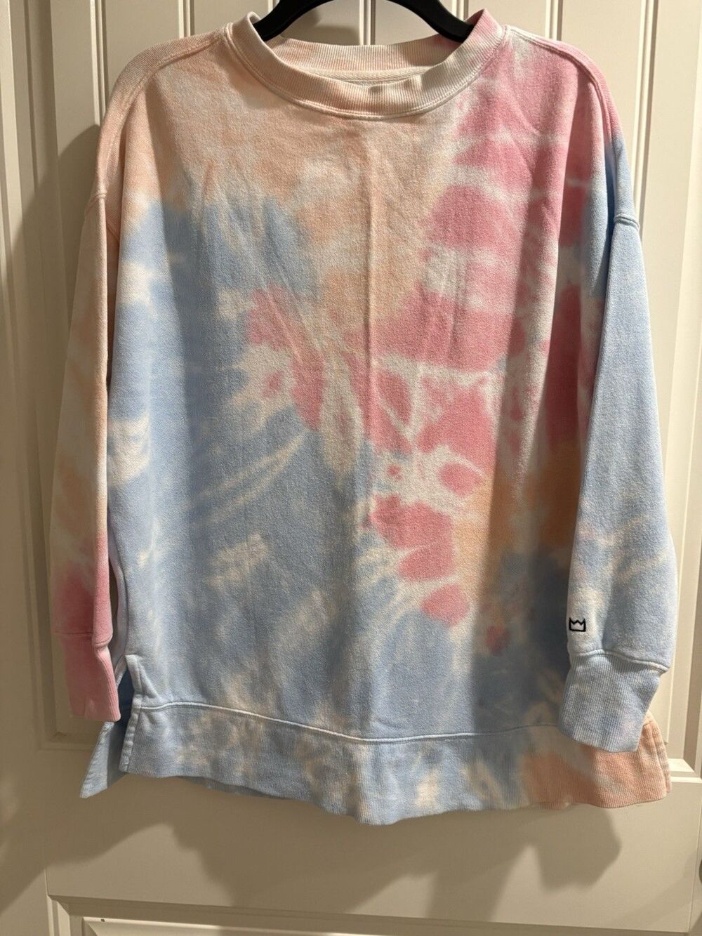 Crown & Ivy Oversized Womens Small Tie Dye Sweatshirt